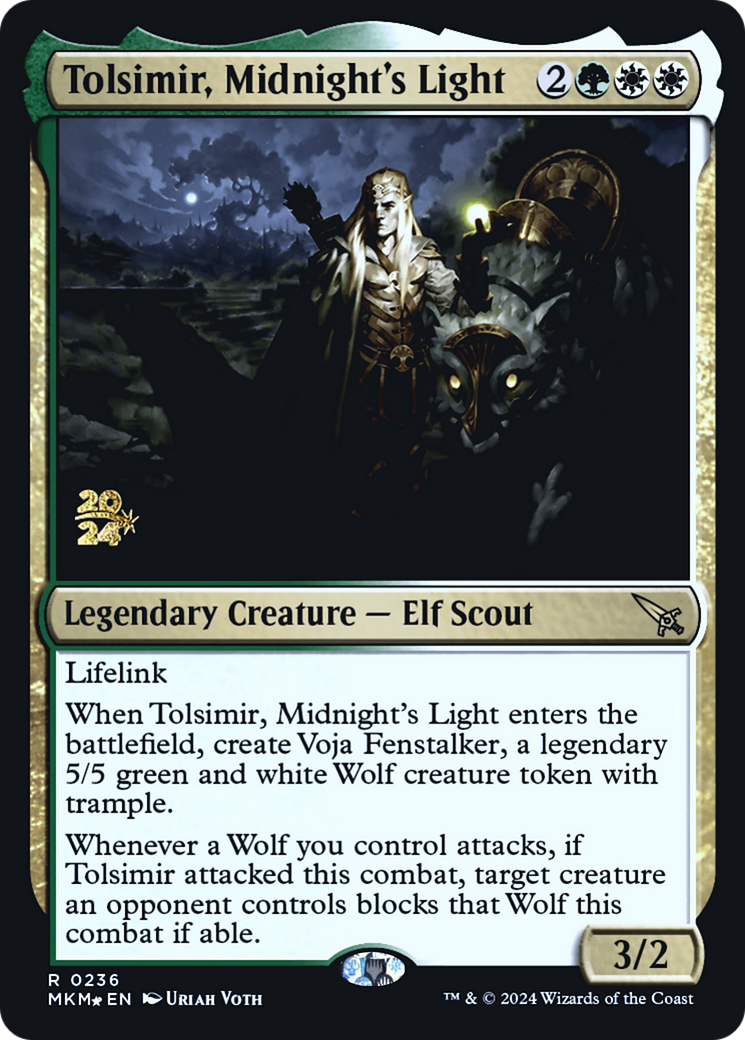 Tolsimir, Midnight's Light [Murders at Karlov Manor Prerelease Promos] | Gaming Infinity