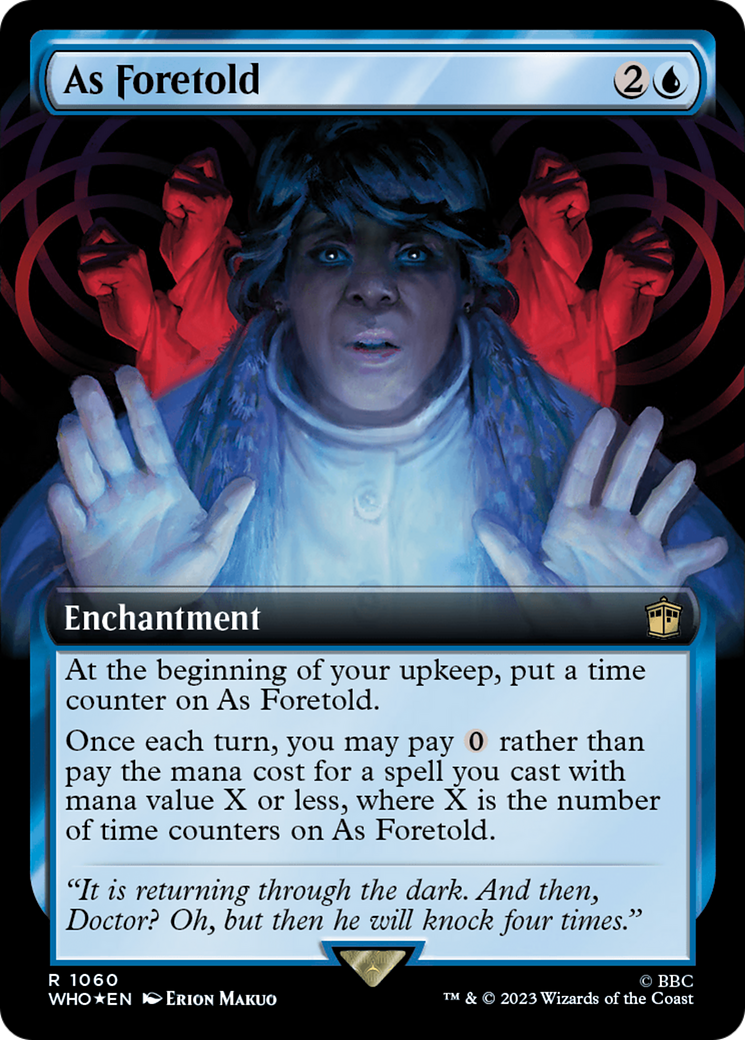 As Foretold (Extended Art) (Surge Foil) [Doctor Who] | Gaming Infinity