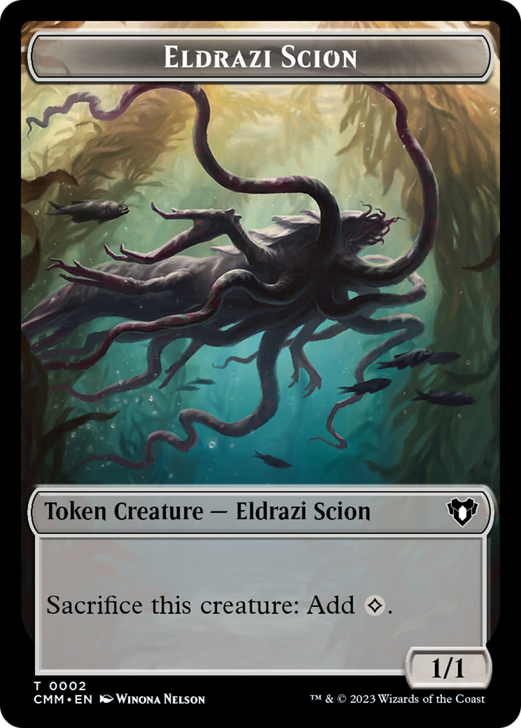 Eldrazi Scion // Myr Double-Sided Token [Commander Masters Tokens] | Gaming Infinity