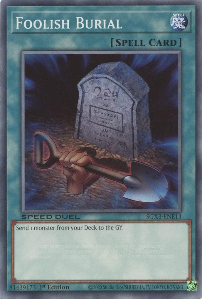Foolish Burial [SGX3-ENE13] Common | Gaming Infinity