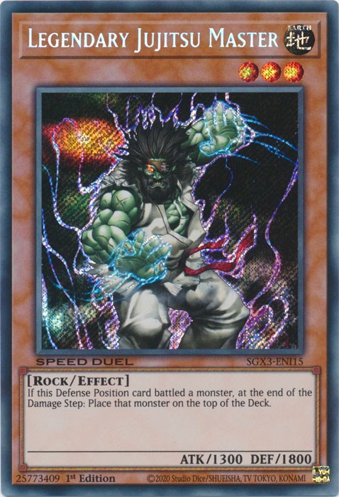 Legendary Jujitsu Master [SGX3-ENI15] Secret Rare | Gaming Infinity