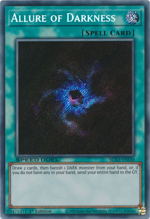 Allure of Darkness [SGX3-ENI30] Secret Rare | Gaming Infinity