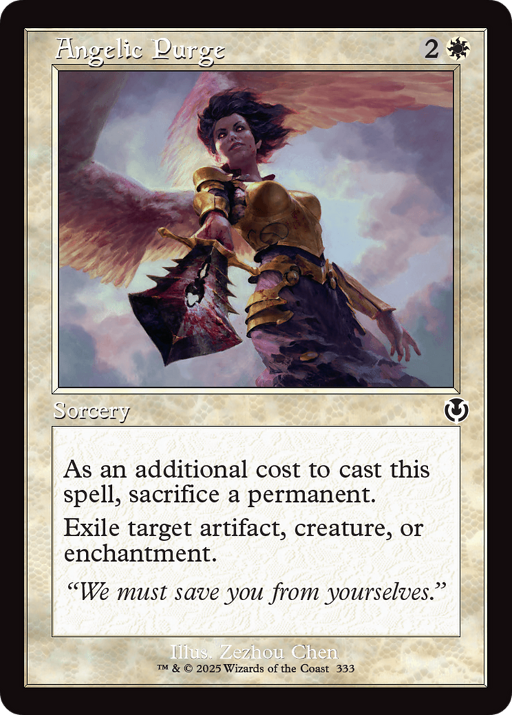 Angelic Purge (Retro Frame) [Innistrad Remastered] | Gaming Infinity