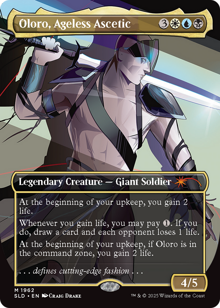 Oloro, Ageless Ascetic (Rainbow Foil) [Secret Lair Drop Series] | Gaming Infinity