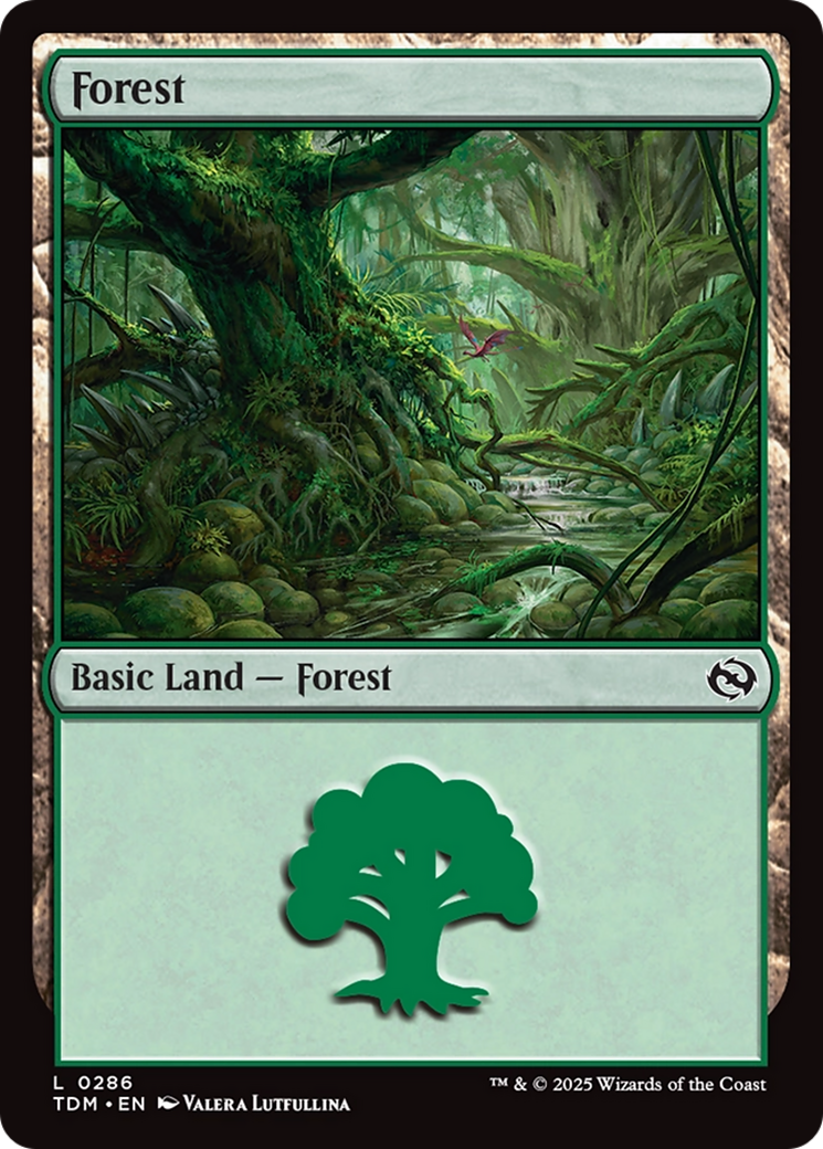 Forest (0286) [Tarkir: Dragonstorm] | Gaming Infinity