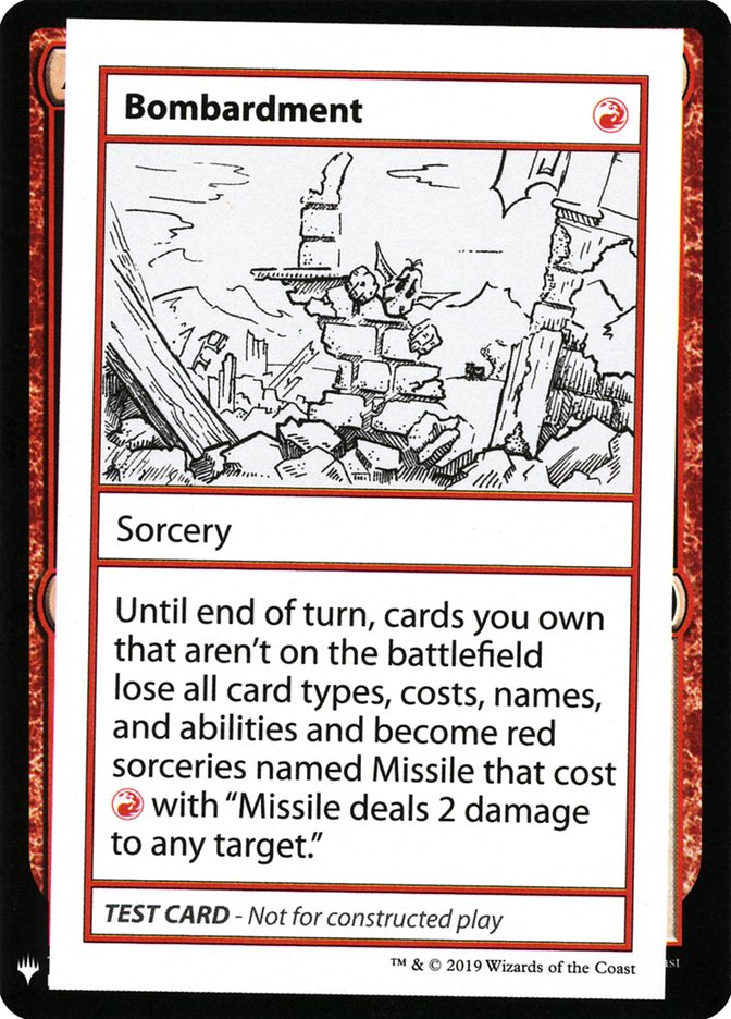 Bombardment [Mystery Booster Playtest Cards] | Gaming Infinity