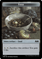 Rat // Food (0013) Double-Sided Token [Wilds of Eldraine Tokens] | Gaming Infinity