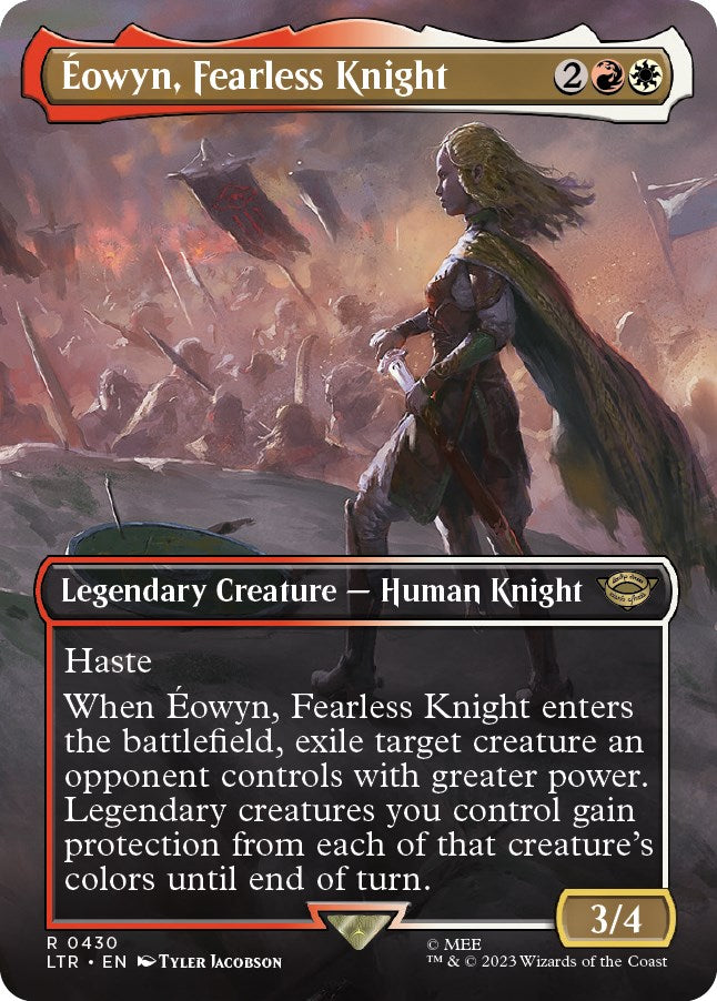 Eowyn, Fearless Knight (Borderless Alternate Art) [The Lord of the Rings: Tales of Middle-Earth] | Gaming Infinity