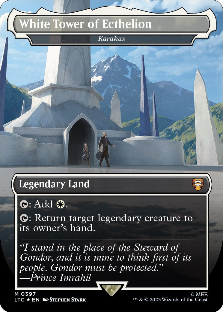 White Tower of Ecthelion - Karakas (Surge Foil Realms and Relics) [The Lord of the Rings: Tales of Middle-Earth Commander] | Gaming Infinity