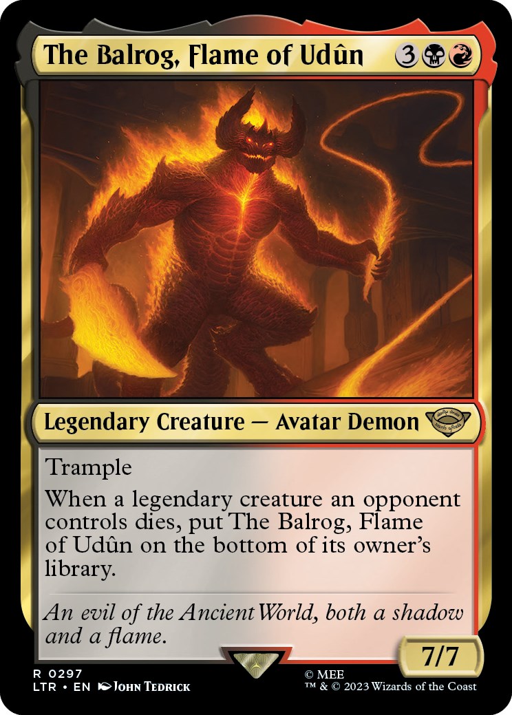 The Balrog, Flame of Udun [The Lord of the Rings: Tales of Middle-Earth] | Gaming Infinity