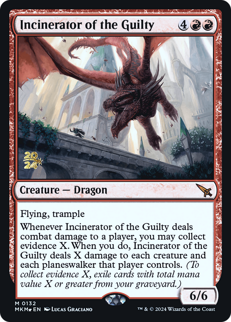 Incinerator of the Guilty [Murders at Karlov Manor Prerelease Promos] | Gaming Infinity