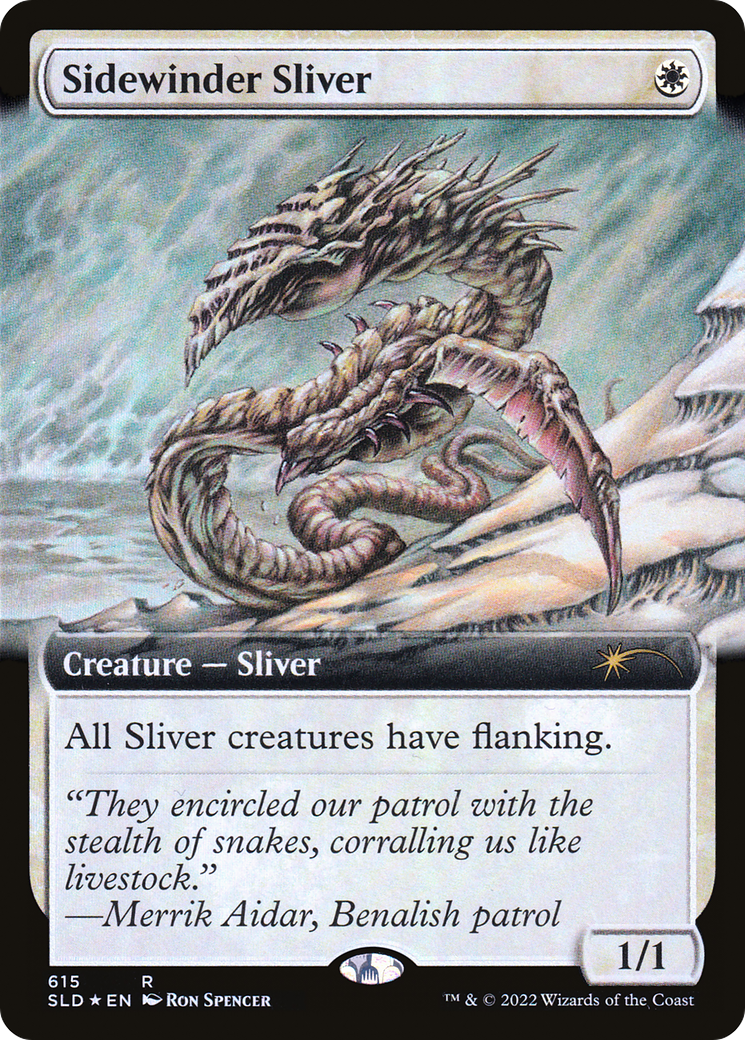 Sidewinder Sliver (Extended Art) [Secret Lair Drop Promos] | Gaming Infinity