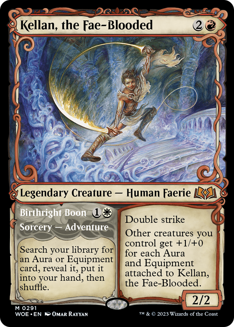 Kellan, the Fae-Blooded // Birthright Boon (Showcase) [Wilds of Eldraine] | Gaming Infinity