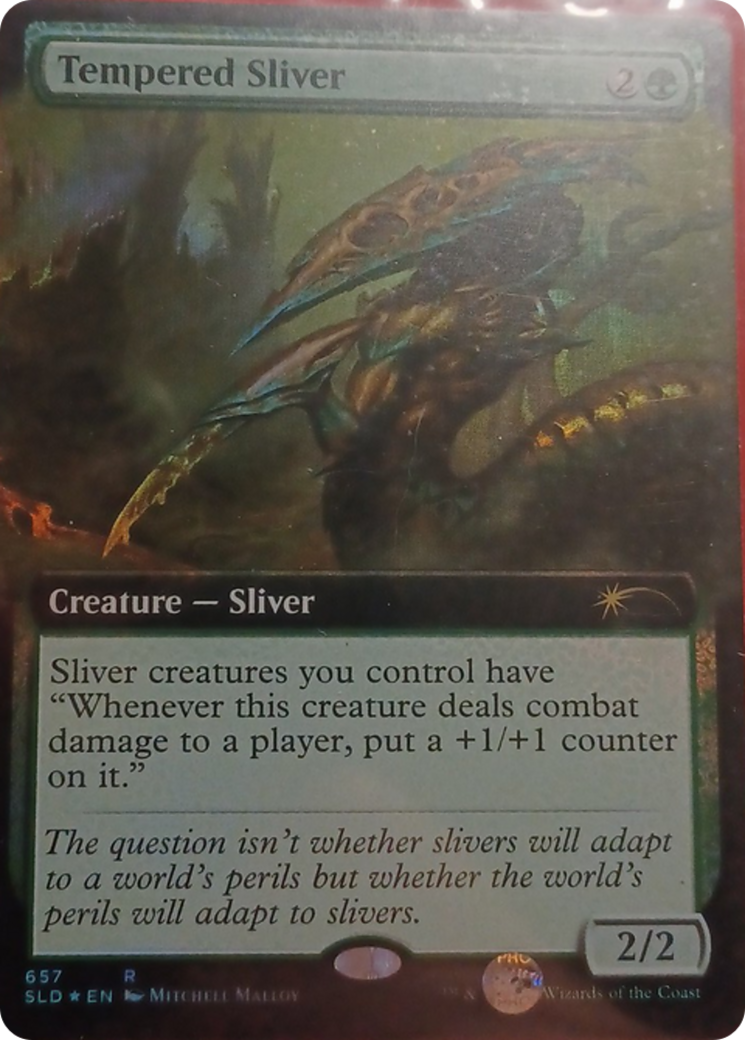 Tempered Sliver (Extended Art) [Secret Lair Drop Promos] | Gaming Infinity