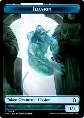 Illusion // Jace Double-Sided Token [Reality Fracture Tokens] | Gaming Infinity