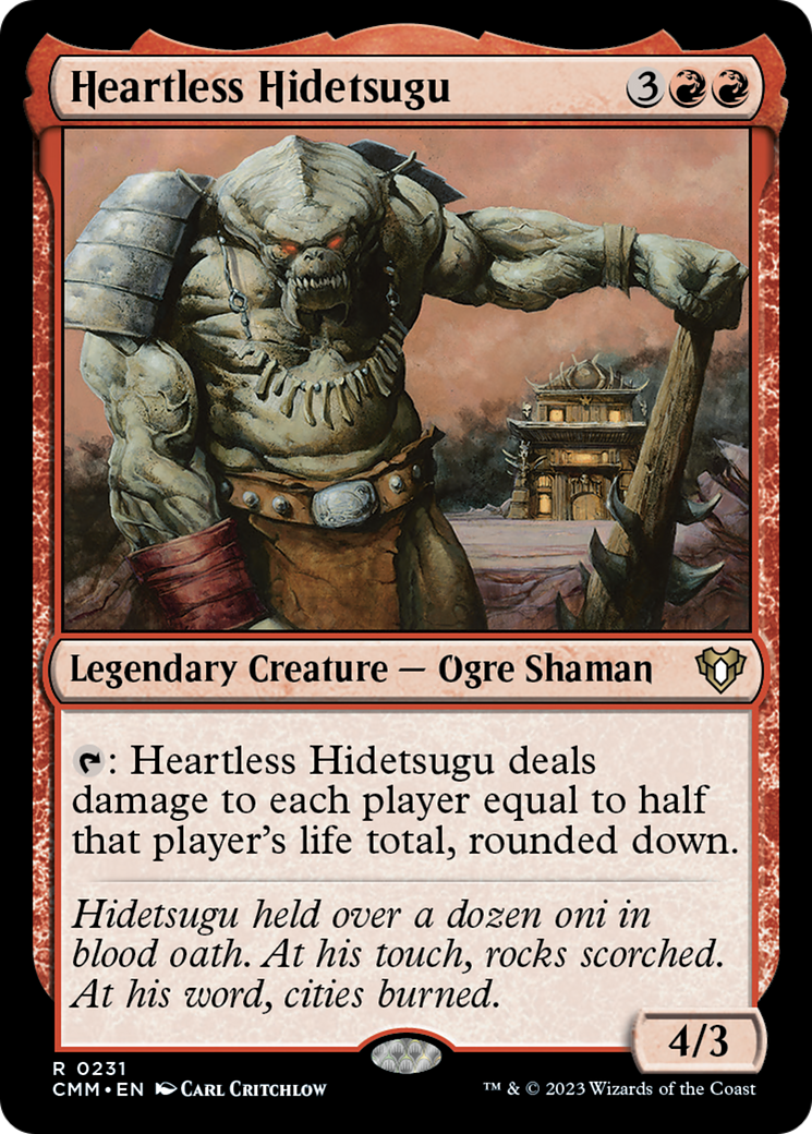 Heartless Hidetsugu [Commander Masters] | Gaming Infinity