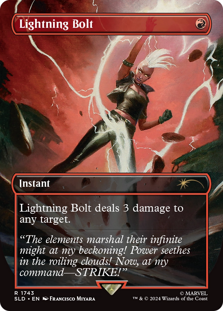 Lightning Bolt (1743) (Rainbow Foil) [Secret Lair Drop Series] | Gaming Infinity