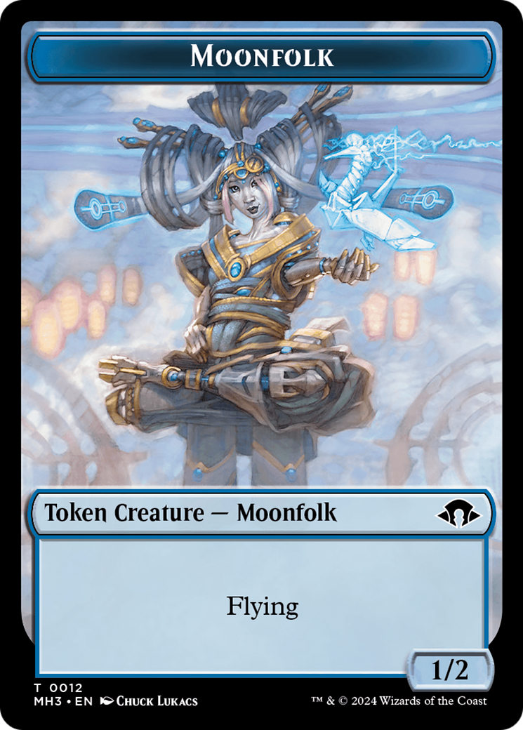 Moonfolk Token [Modern Horizons 3 Tokens] | Gaming Infinity