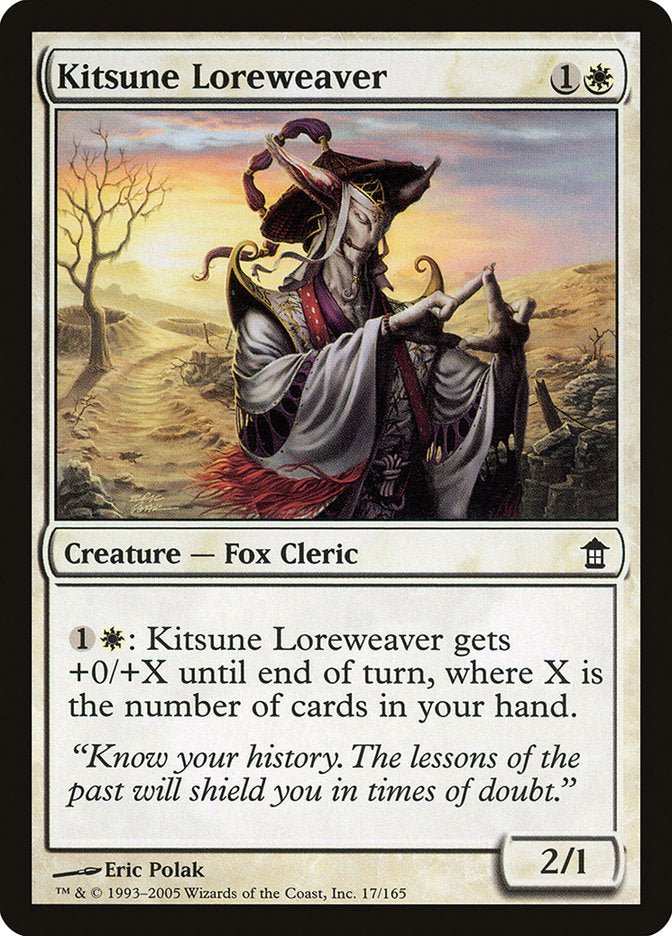 Kitsune Loreweaver [Saviors of Kamigawa] | Gaming Infinity