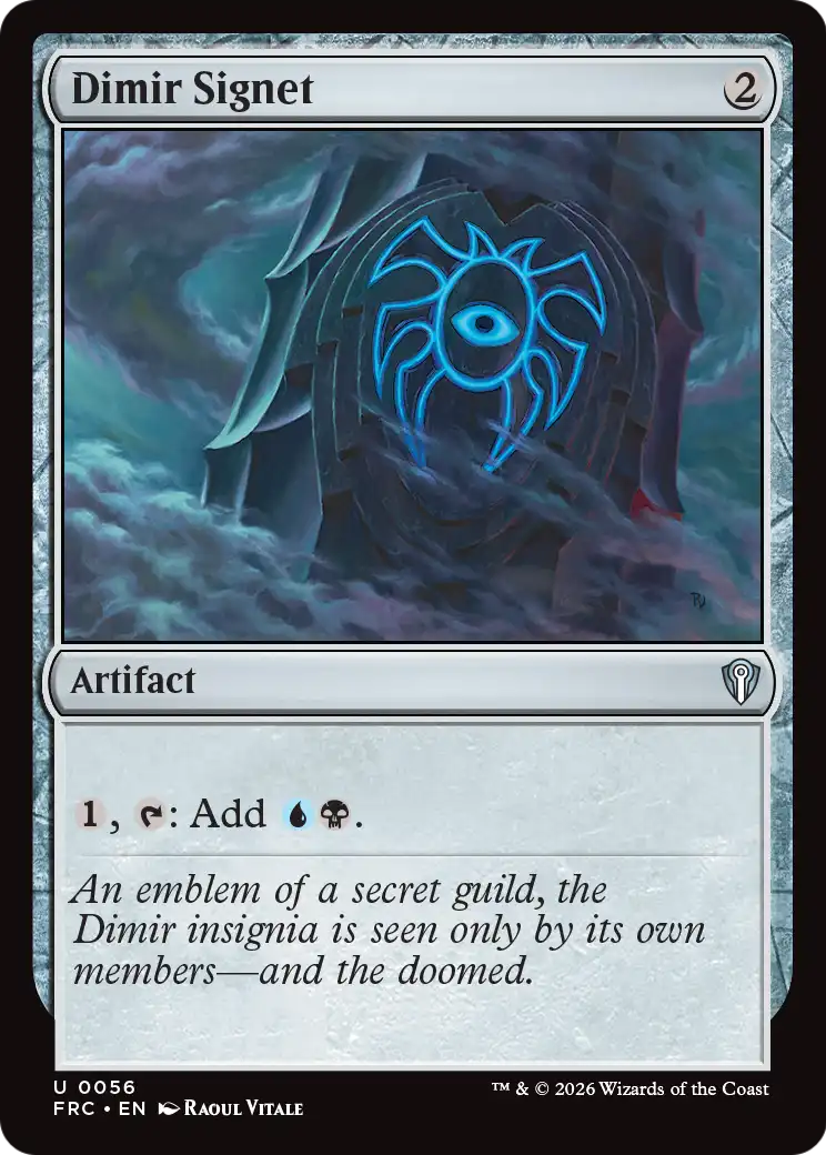 Dimir Signet [Reality Fracture Commander] | Gaming Infinity