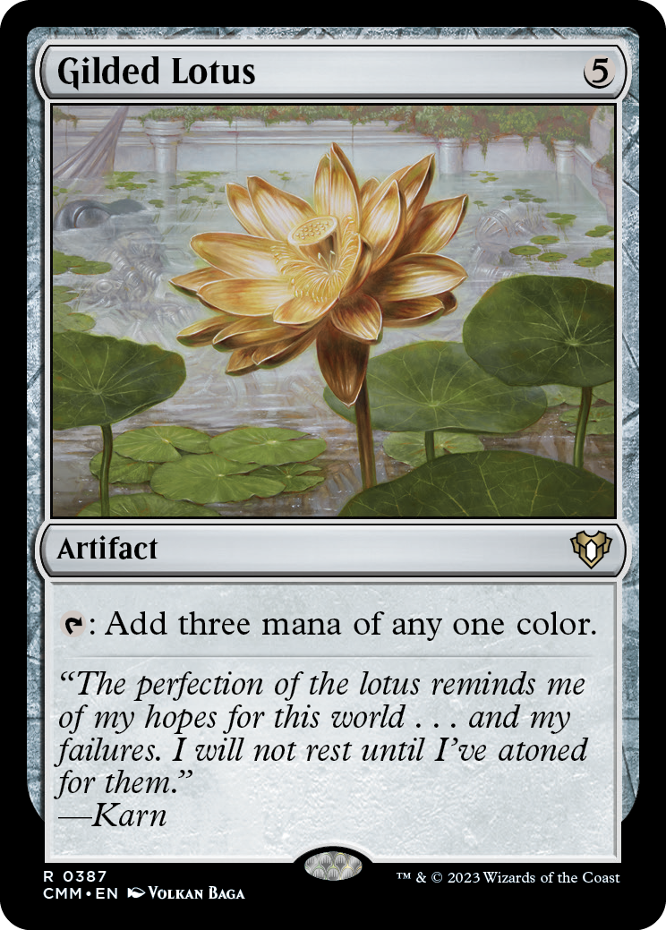 Gilded Lotus [Commander Masters] | Gaming Infinity