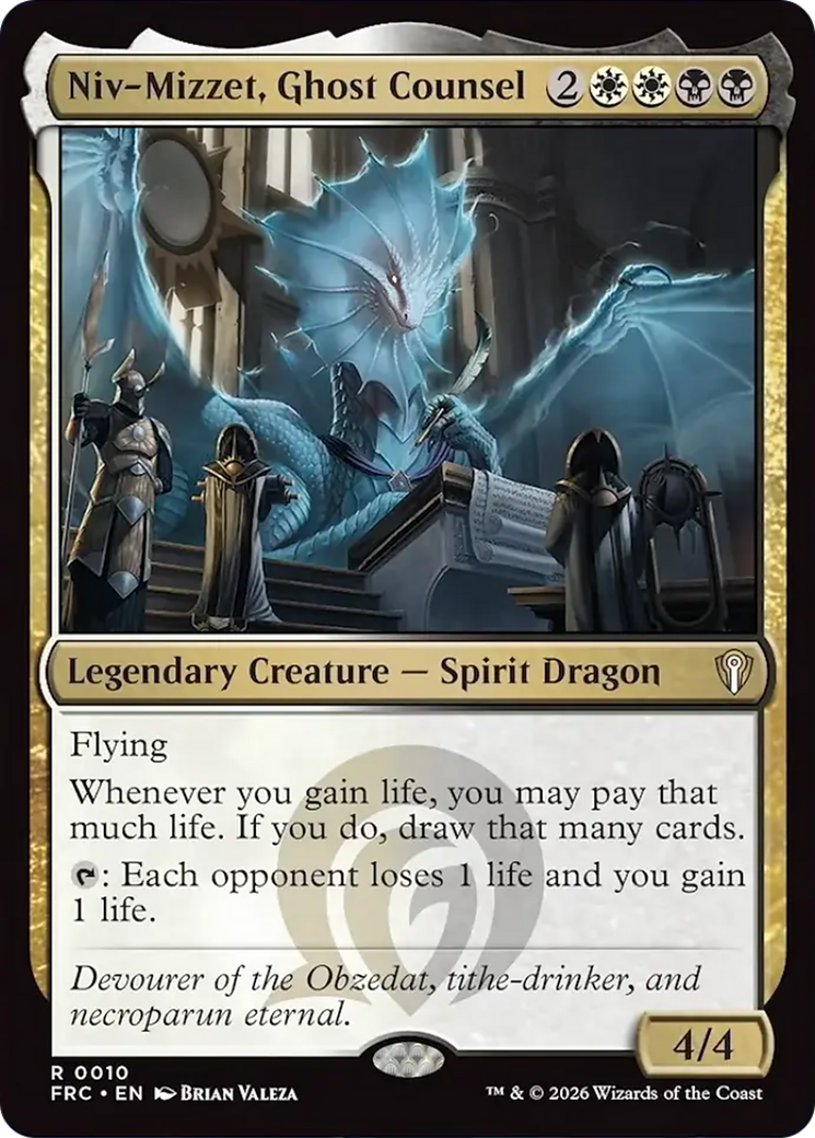 Niv-Mizzet, Ghost Counsel [Reality Fracture Commander] | Gaming Infinity