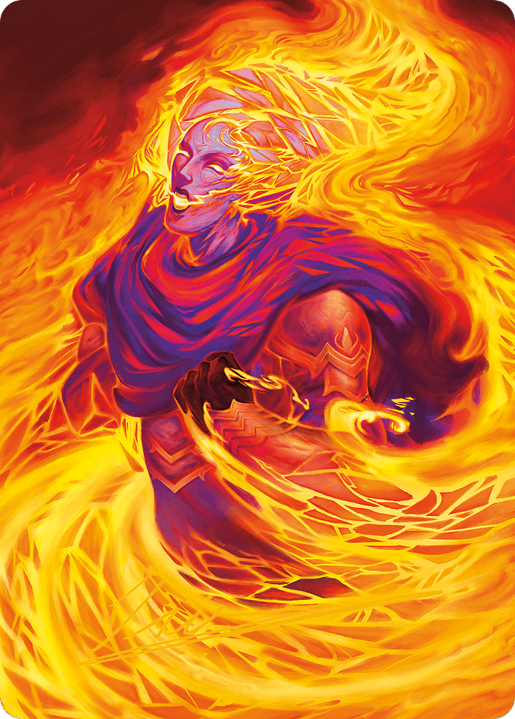 Flare of Duplication Art Card (Gold-Stamped Signature) [Modern Horizons 3 Art Series] | Gaming Infinity