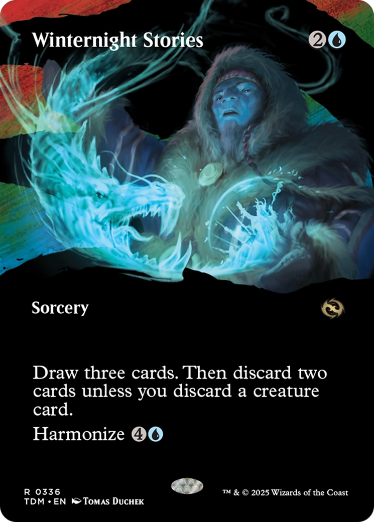 Winternight Stories (Borderless) [Tarkir: Dragonstorm] | Gaming Infinity