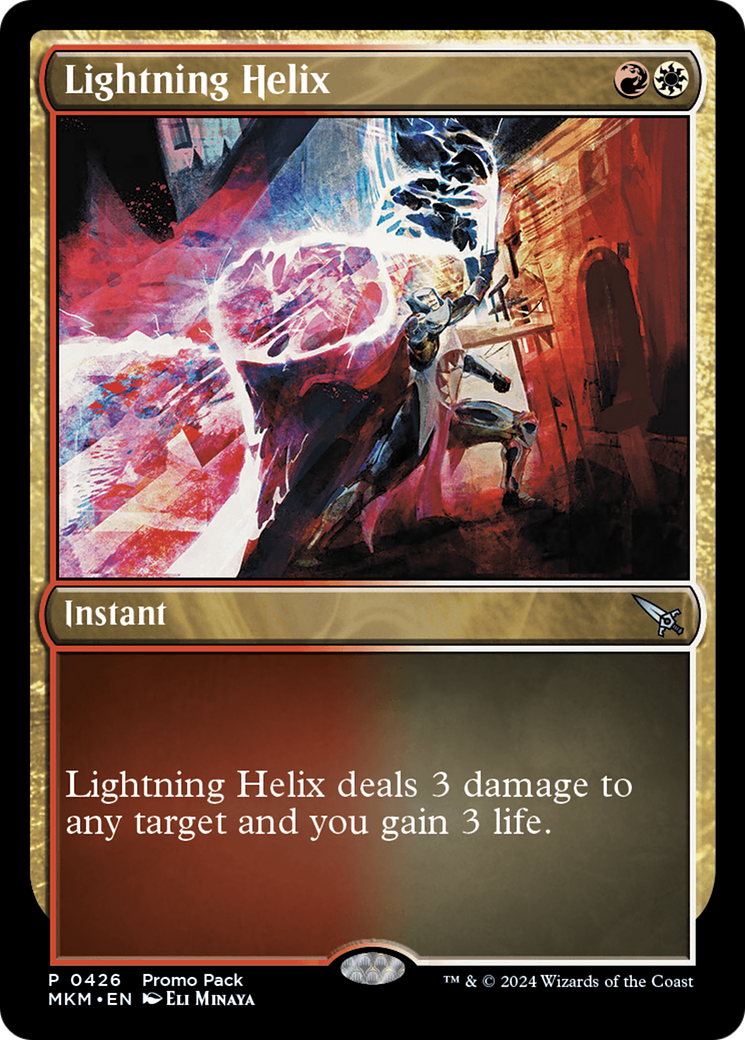 Lightning Helix (Promo Pack) [Murders at Karlov Manor Promos] | Gaming Infinity