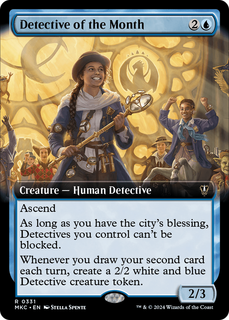 Detective of the Month (Extended Art) [Murders at Karlov Manor Commander] | Gaming Infinity