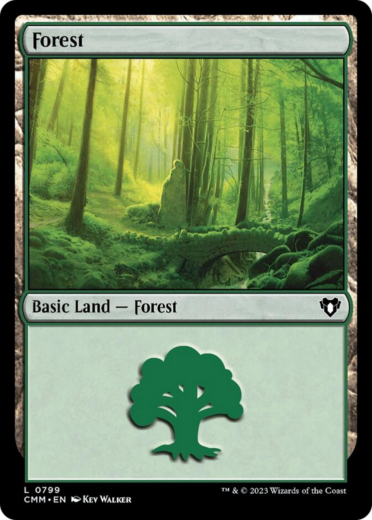 Forest (799) [Commander Masters] | Gaming Infinity