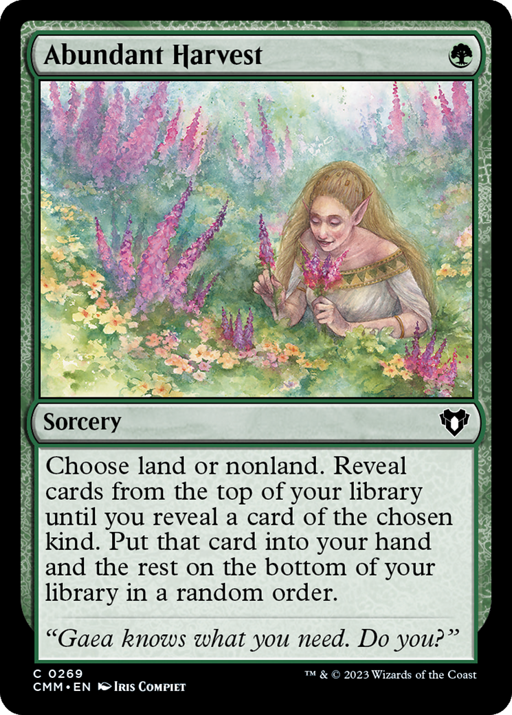 Abundant Harvest [Commander Masters] | Gaming Infinity