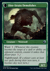 Burly Breaker // Dire-Strain Demolisher [Innistrad: Midnight Hunt] | Gaming Infinity
