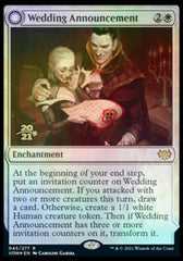 Wedding Announcement // Wedding Festivity [Innistrad: Crimson Vow Prerelease Promos] | Gaming Infinity