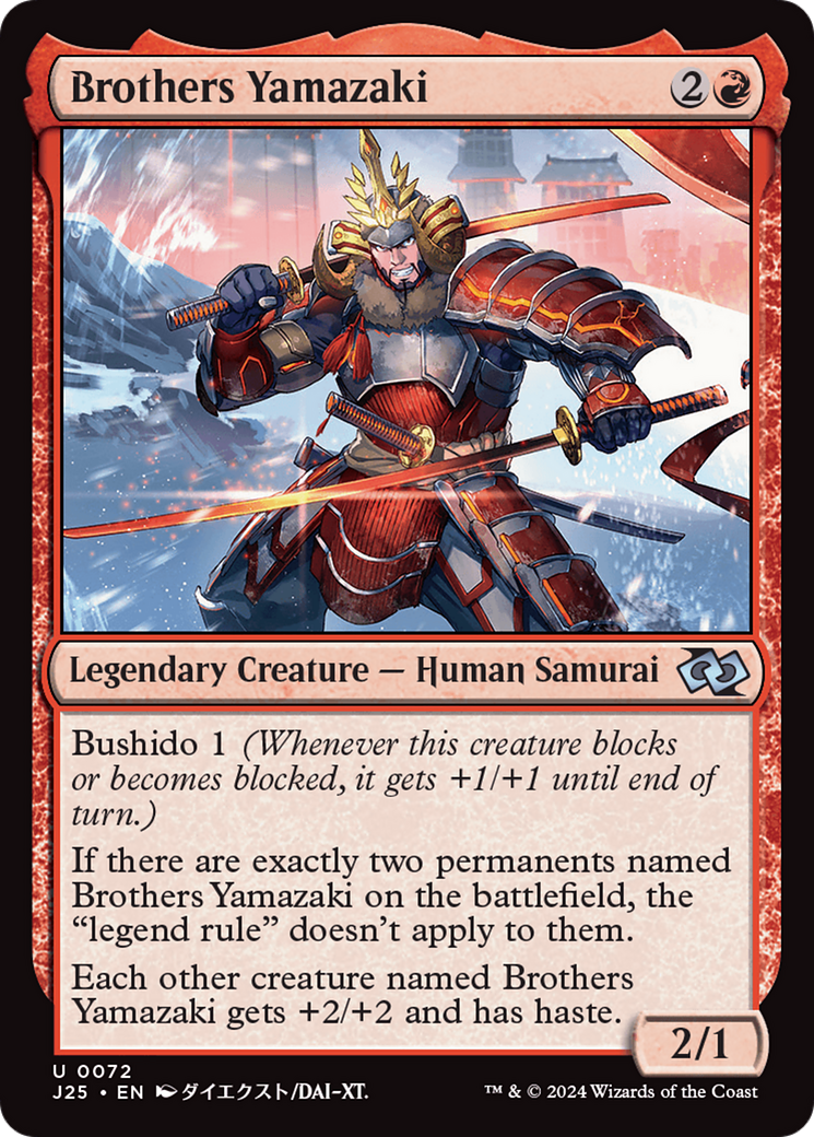 Brothers Yamazaki (72 Swords) (Anime) [Foundations Jumpstart] | Gaming Infinity