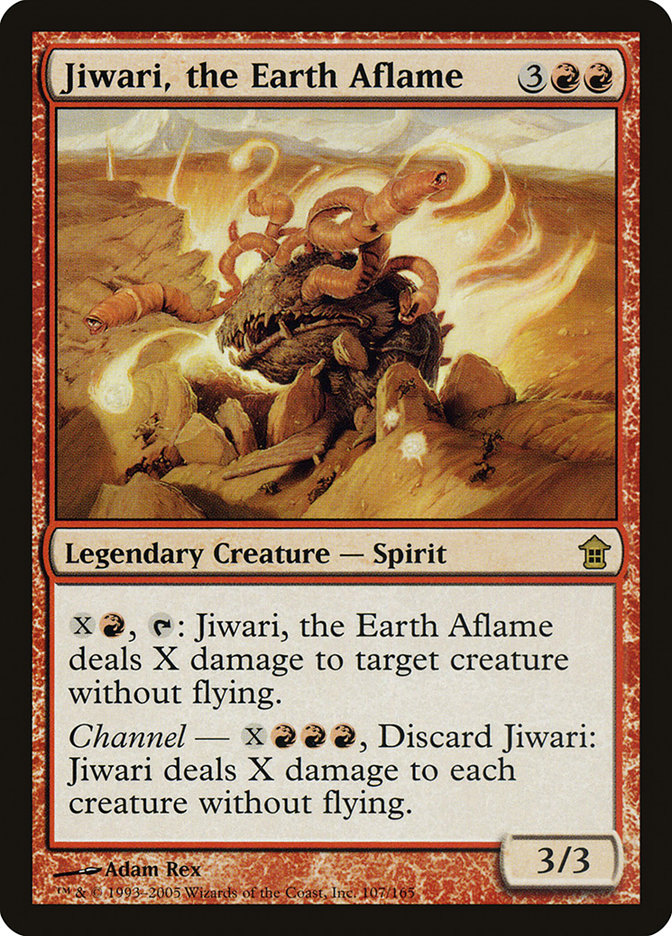 Jiwari, the Earth Aflame [Saviors of Kamigawa] | Gaming Infinity