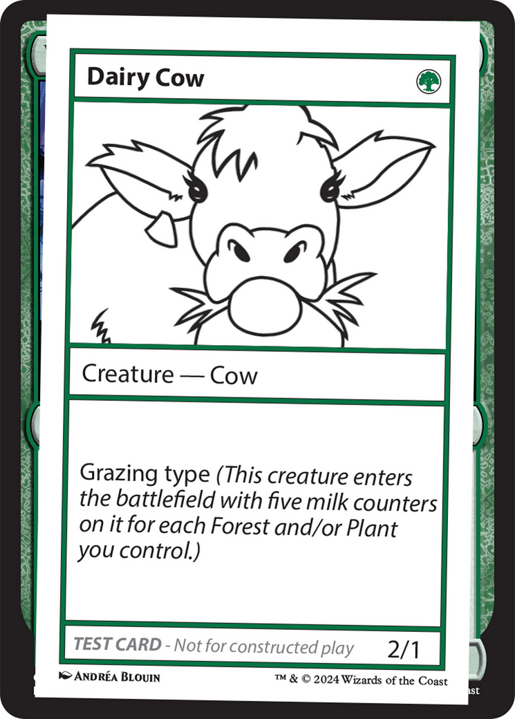 Dairy Cow [Mystery Booster 2 Playtest Cards] | Gaming Infinity