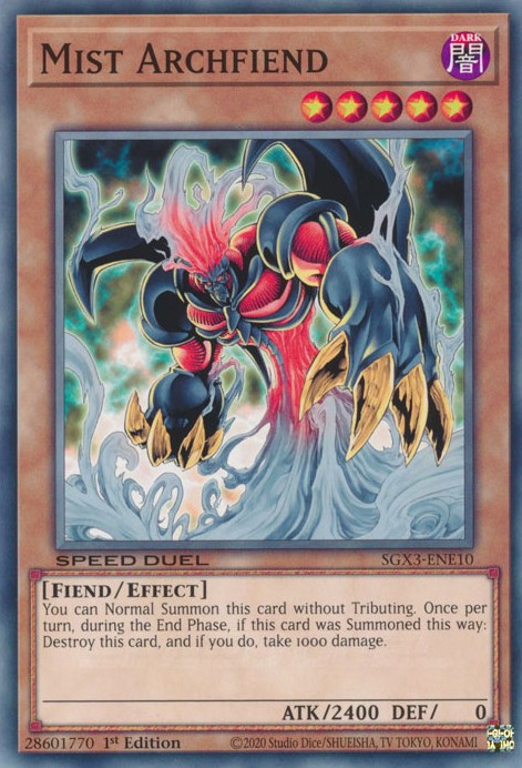 Mist Archfiend [SGX3-ENE10] Common | Gaming Infinity