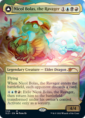 Nicol Bolas, the Ravager // Nicol Bolas, the Arisen (Borderless) [Secret Lair: From Cute to Brute] | Gaming Infinity