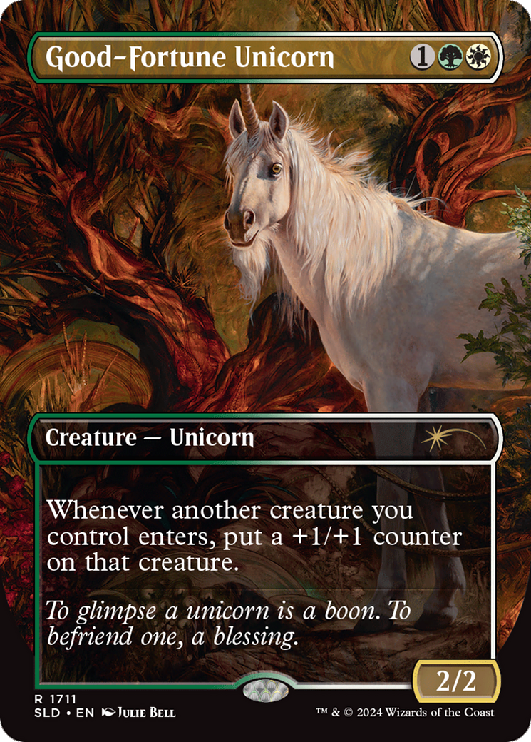 Good-Fortune Unicorn (Rainbow Foil) [Secret Lair Drop Series] | Gaming Infinity