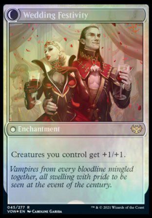 Wedding Announcement // Wedding Festivity [Innistrad: Crimson Vow Prerelease Promos] | Gaming Infinity