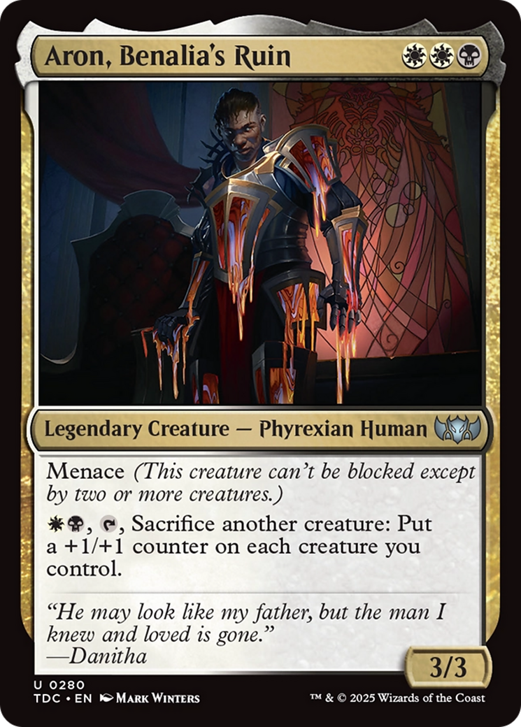 Aron, Benalia's Ruin [Tarkir: Dragonstorm Commander] | Gaming Infinity