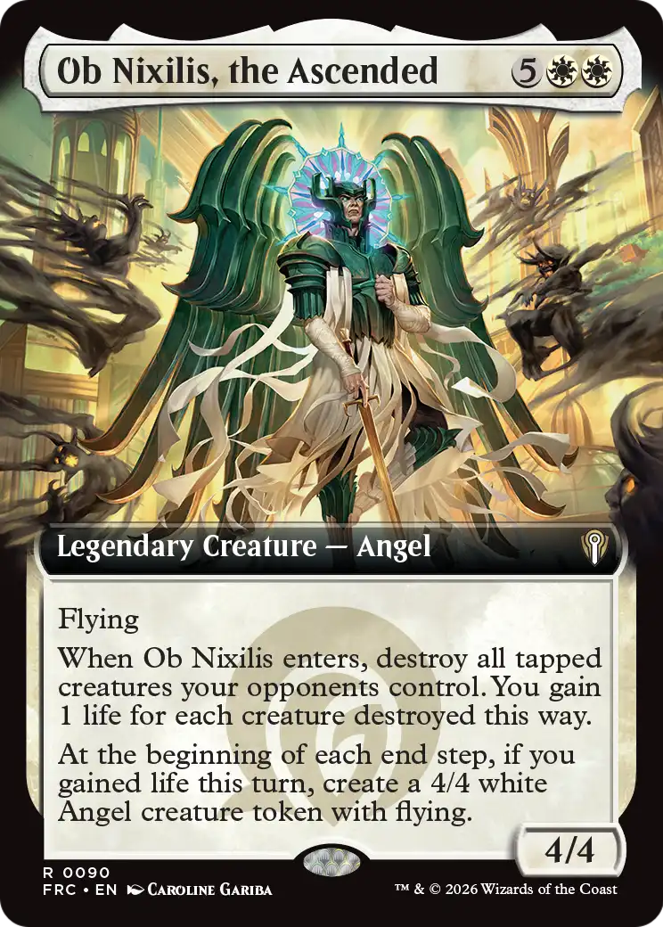 Ob Nixilis, the Ascended (Extended Art) [Reality Fracture Commander] | Gaming Infinity