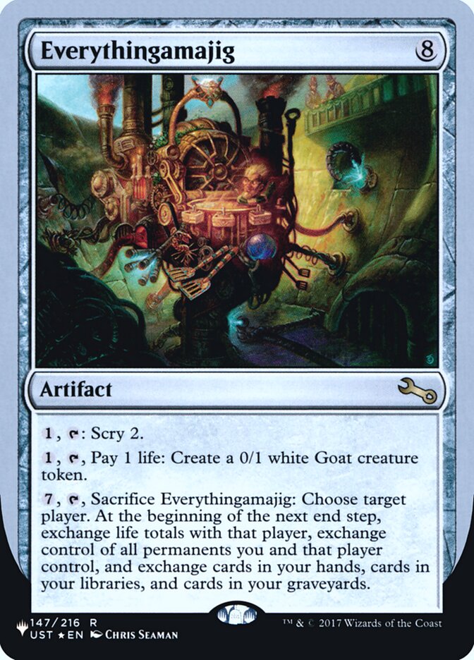 Everythingamajig (Scry) (Unfinity Foil Edition) [The List] | Gaming Infinity