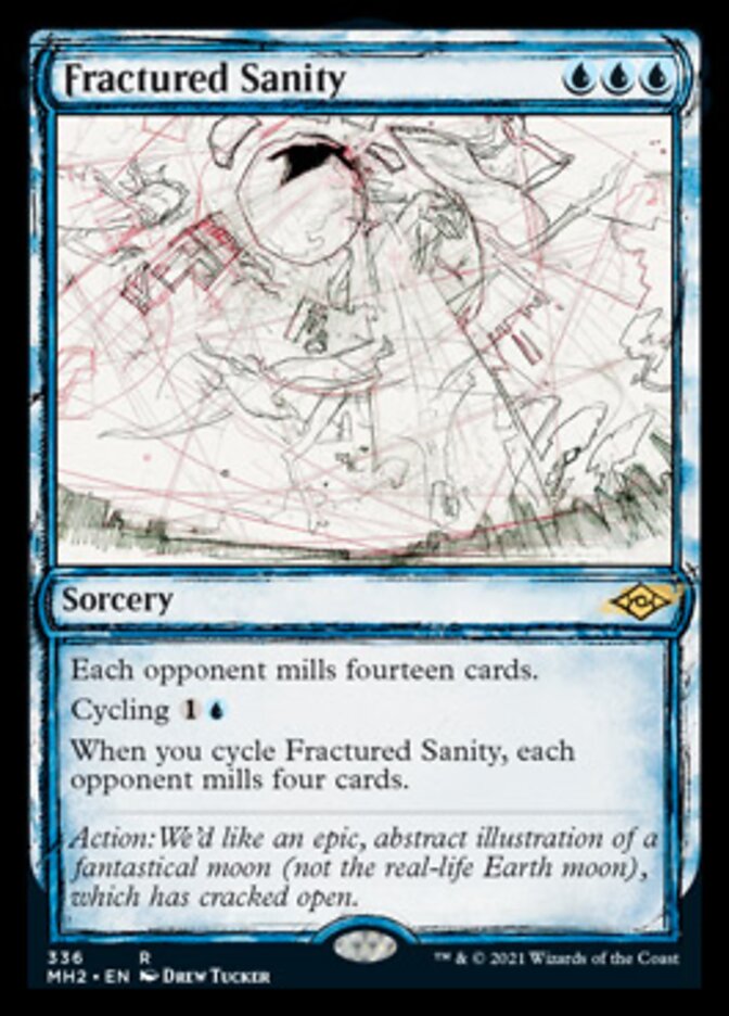 Fractured Sanity (Sketch) [Modern Horizons 2] | Gaming Infinity