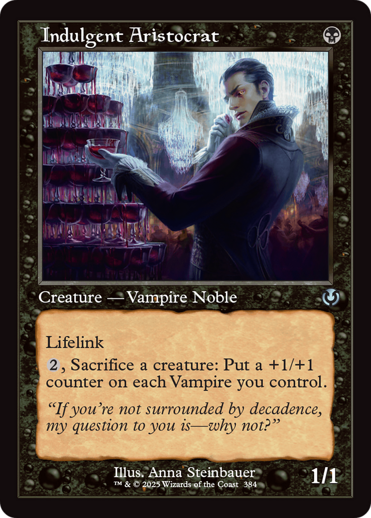 Indulgent Aristocrat (Retro Frame) [Innistrad Remastered] | Gaming Infinity