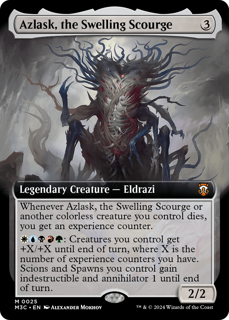 Azlask, the Swelling Scourge (Extended Art) [Modern Horizons 3 Commander] | Gaming Infinity