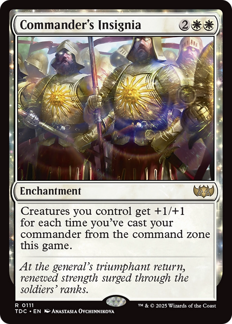 Commander's Insignia [Tarkir: Dragonstorm Commander] | Gaming Infinity