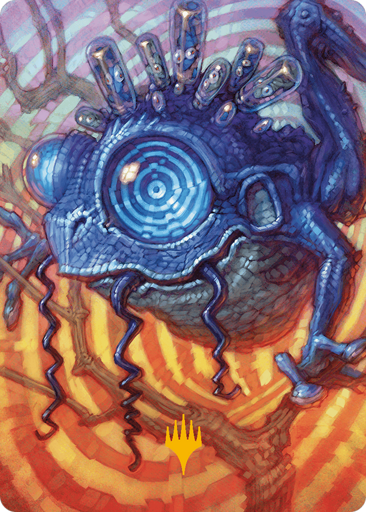 Psychic Frog Art Card (Gold-Stamped Planeswalker Symbol) [Modern Horizons 3 Art Series] | Gaming Infinity