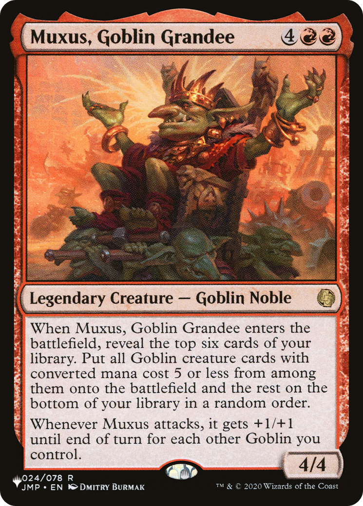 Muxus, Goblin Grandee [The List] | Gaming Infinity